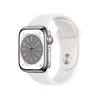 apple watch S8-Silver Stainless-Sport